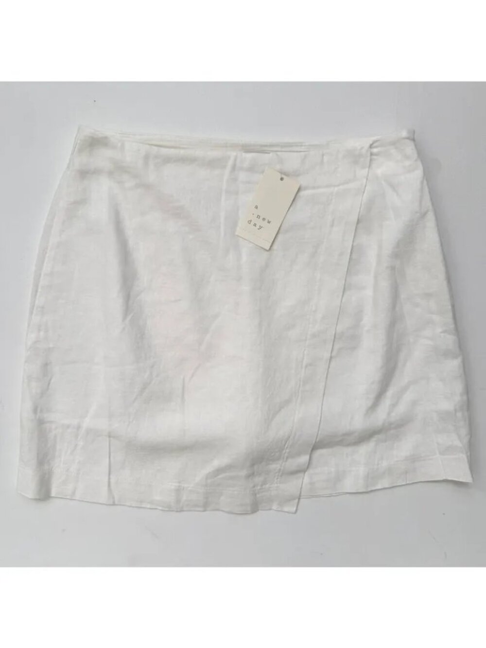A New Day Linen Blend Skort Size 10
